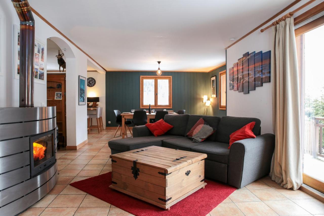Chamonix Large Chalet, Sleeps 12, 200M2, 5 Bedroom, 4 Bathroom, Garden, Jacuzzi, Sauna Εξωτερικό φωτογραφία