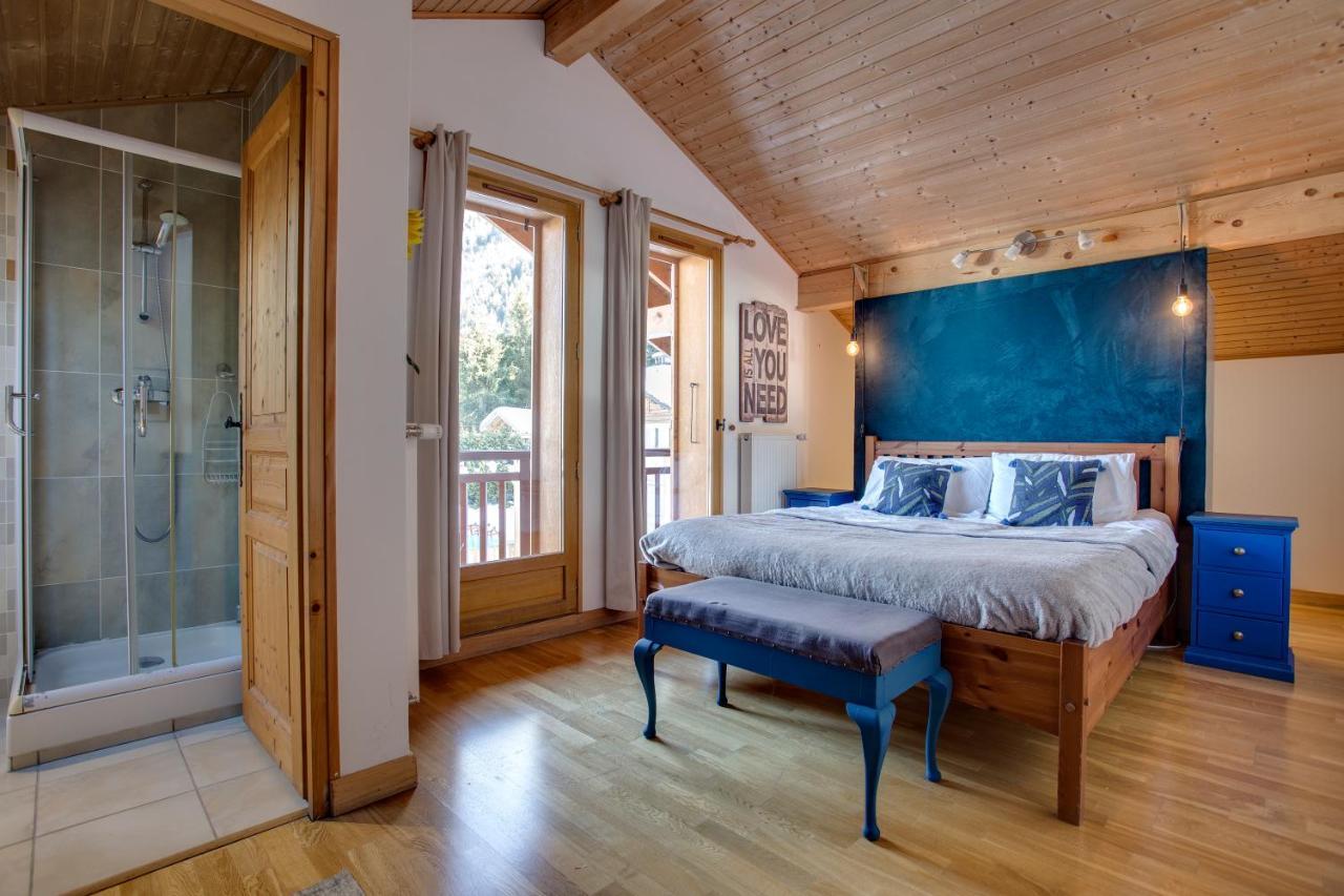 Chamonix Large Chalet, Sleeps 12, 200M2, 5 Bedroom, 4 Bathroom, Garden, Jacuzzi, Sauna Εξωτερικό φωτογραφία